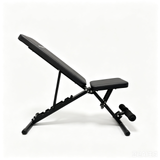 BrainGain Core Bench in incline position, three-quarter view
