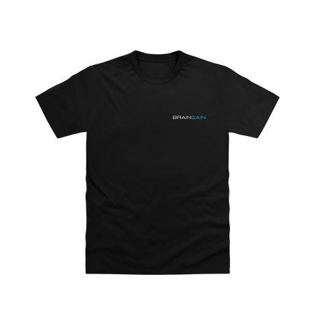 Black Braingain Large Logo T-Shirt