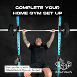 Black HD Bumper Weight Plates Rubber - 5kg to 25kg