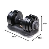 32.5kg Adjustable Dumbbell (Pair)