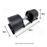 32kg Adjustable Dumbbell (Pair) - 2kg increment